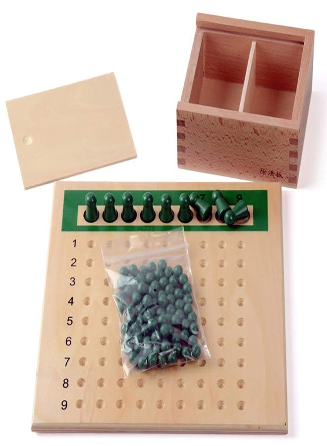 Kghios Montessori Multiplication and Division Board Montessori Math Toys Material for Toddlers Kids,Multiplication & Division Board - Image 4